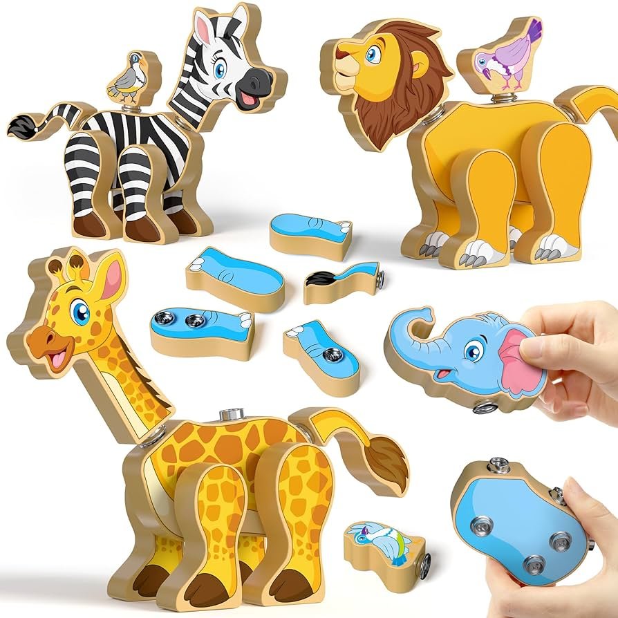 Animal Learning Block Toys