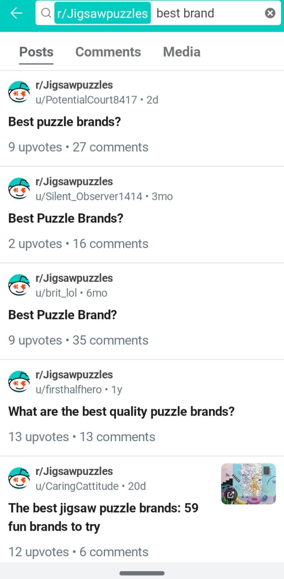 Best Jigsaw Puzzle Brands