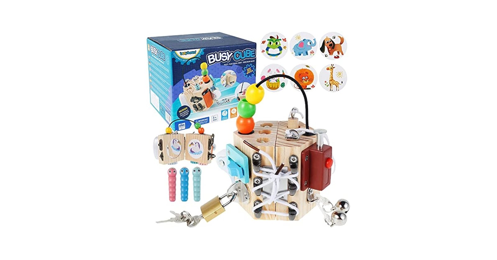 Busy Cube Toy for Toddlers