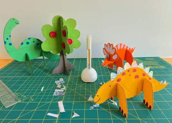 Diy Cardboard Toy Dinosaur Craft