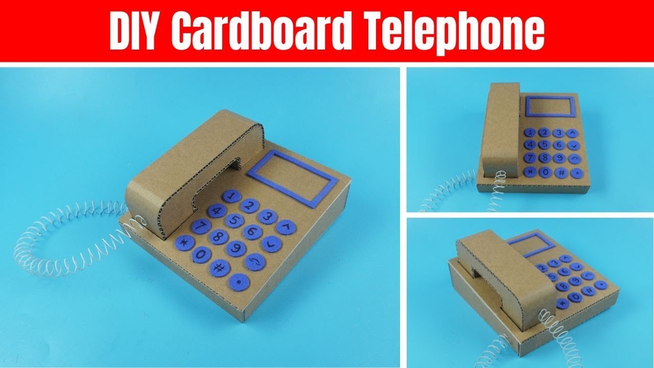 Diy Cardboard Toy Phones
