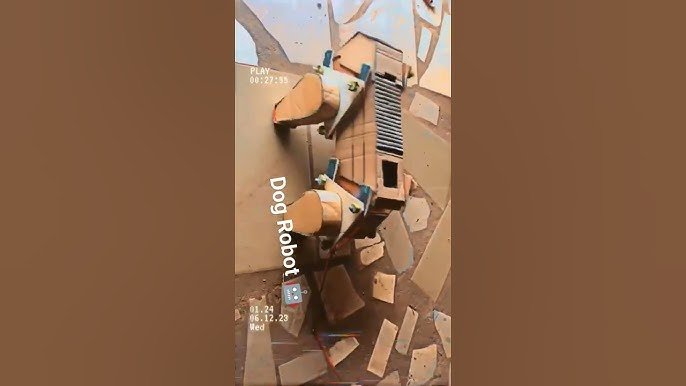 Diy Cardboard Toy Robot Dog