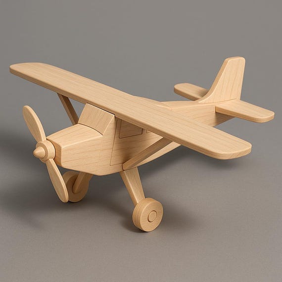 Diy Wooden Toy Airplane