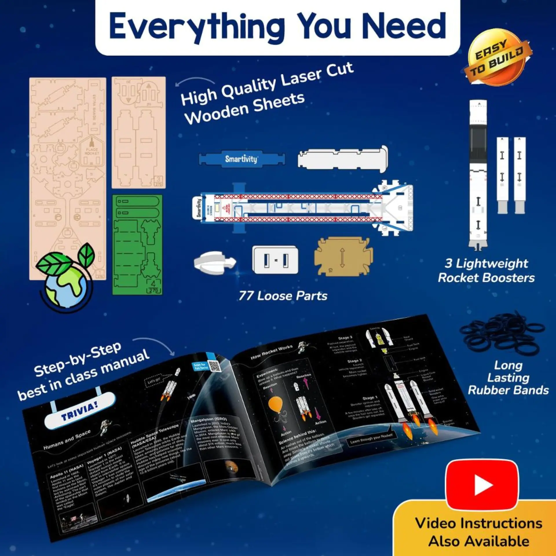 Diy Wooden Toy Rocket Launcher Safe