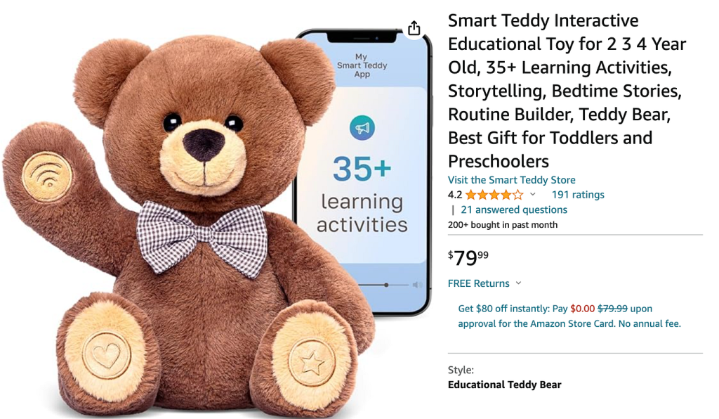 Educational App Toy Integrations