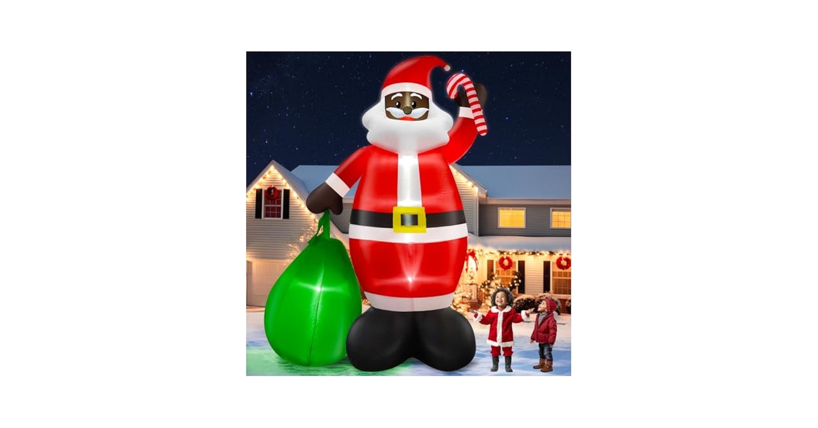 Giant Inflatable Santa Yard Toy