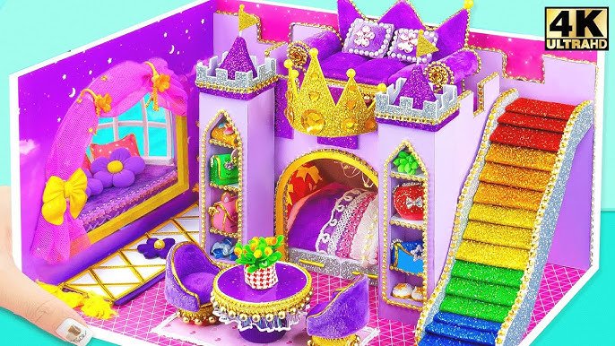 Handmade Cardboard Toy Castle