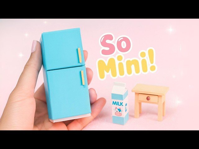 Handmade Cardboard Toy Fridge