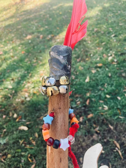 Handmade Cardboard Toy Hiking Gear