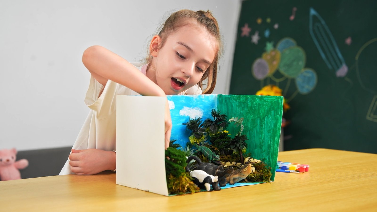 Handmade Cardboard Toy Zoo