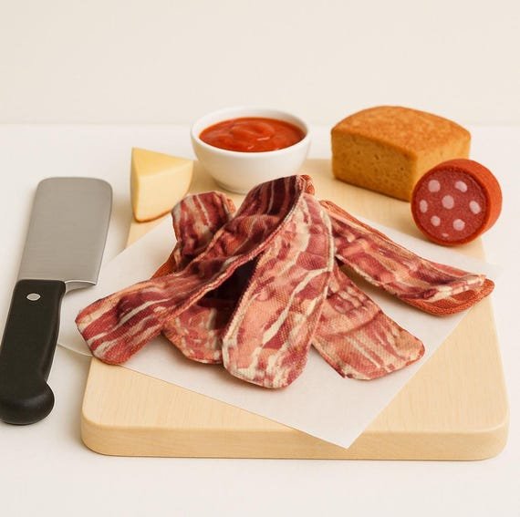 Handmade Fabric Toy Food Set