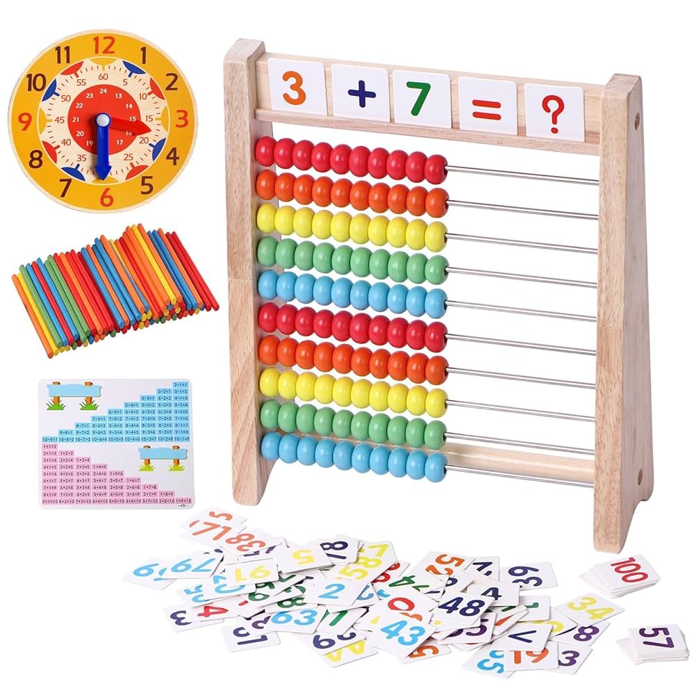 Handmade Wooden Toy Abacus
