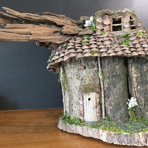 Handmade Wooden Toy Fairy House