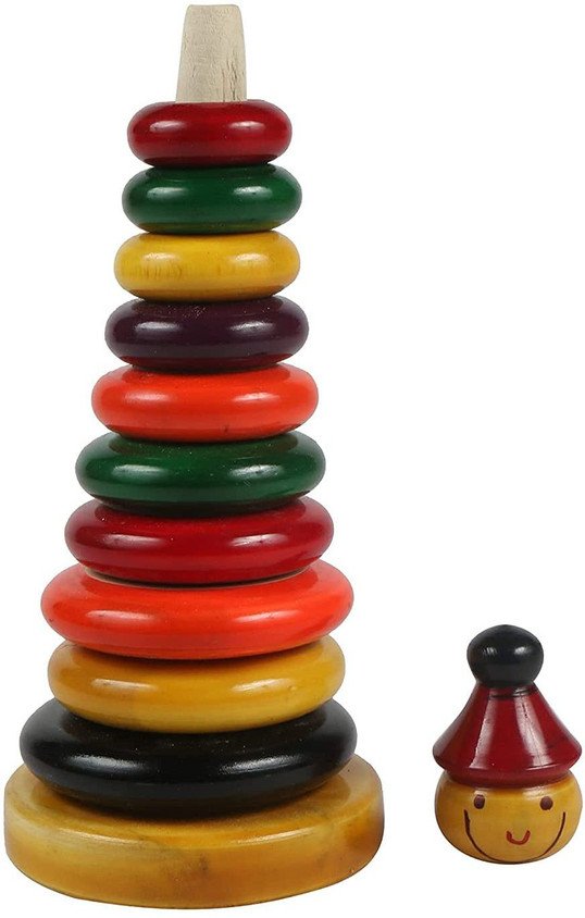 Handmade Wooden Toy Rings