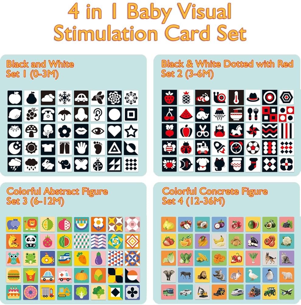 High Contrast Flash Cards for Newborns