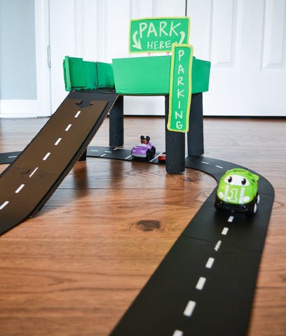 How to Make Toy Parking Garage Cardboard