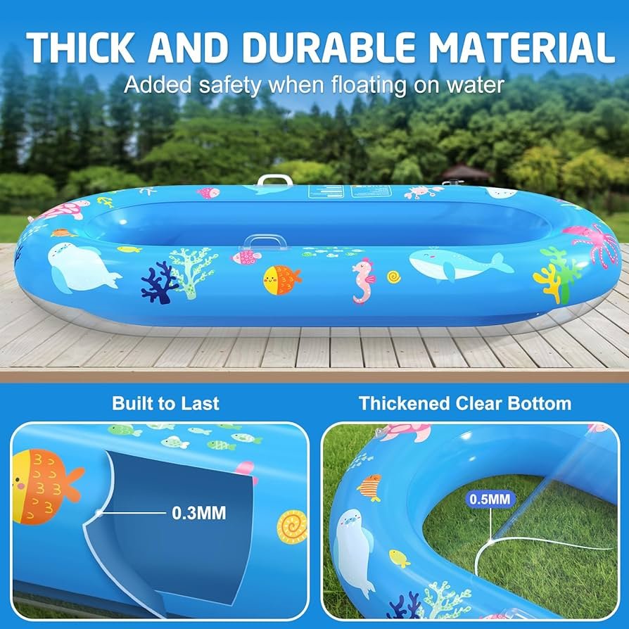 Inflatable Raft for Kids Pool Play