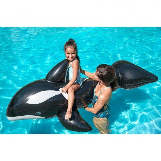 Inflatable Whale Ride on Pool Toy