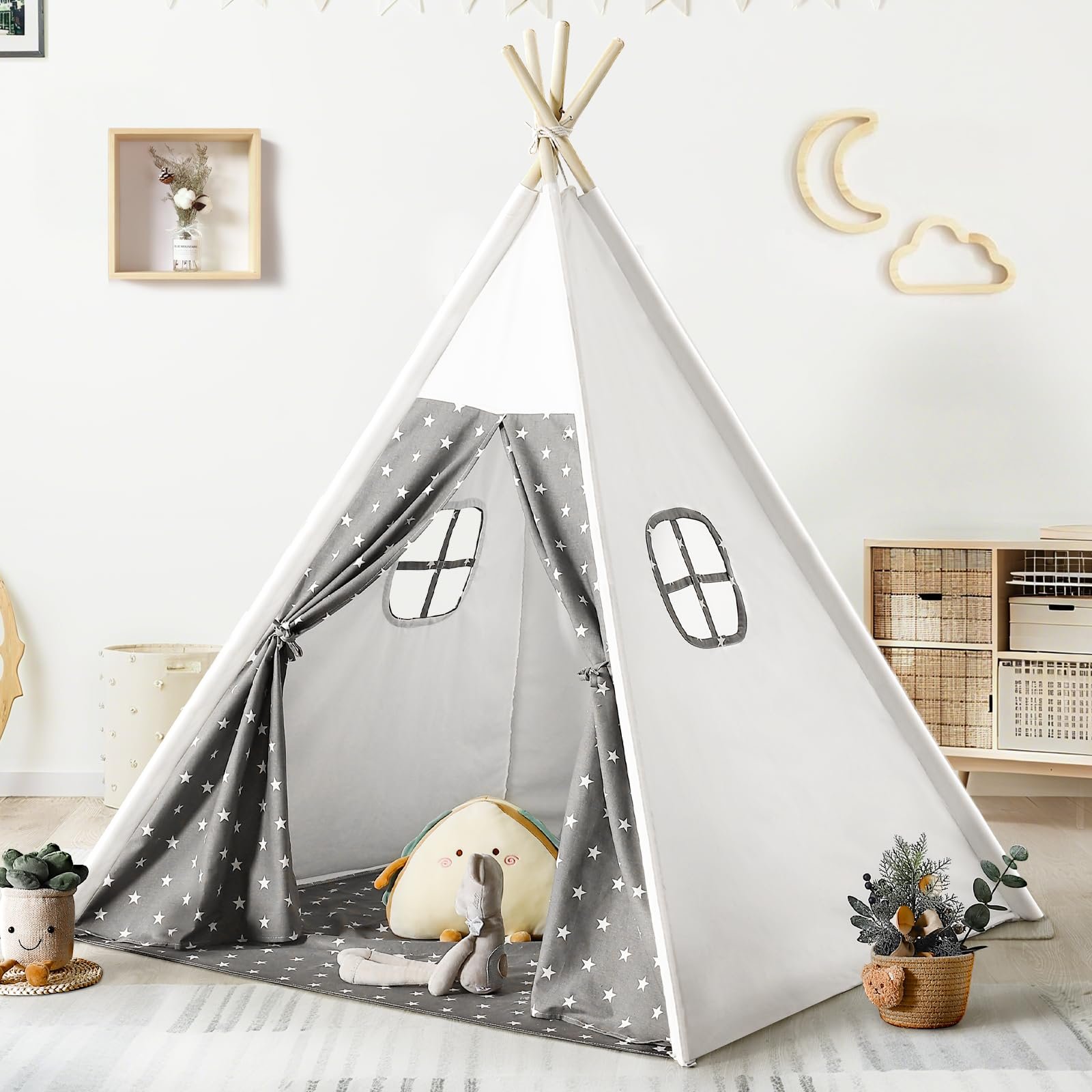 Kids Teepee Outdoor Play Tent