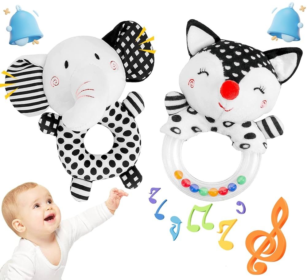 Newborn Black And White Toys