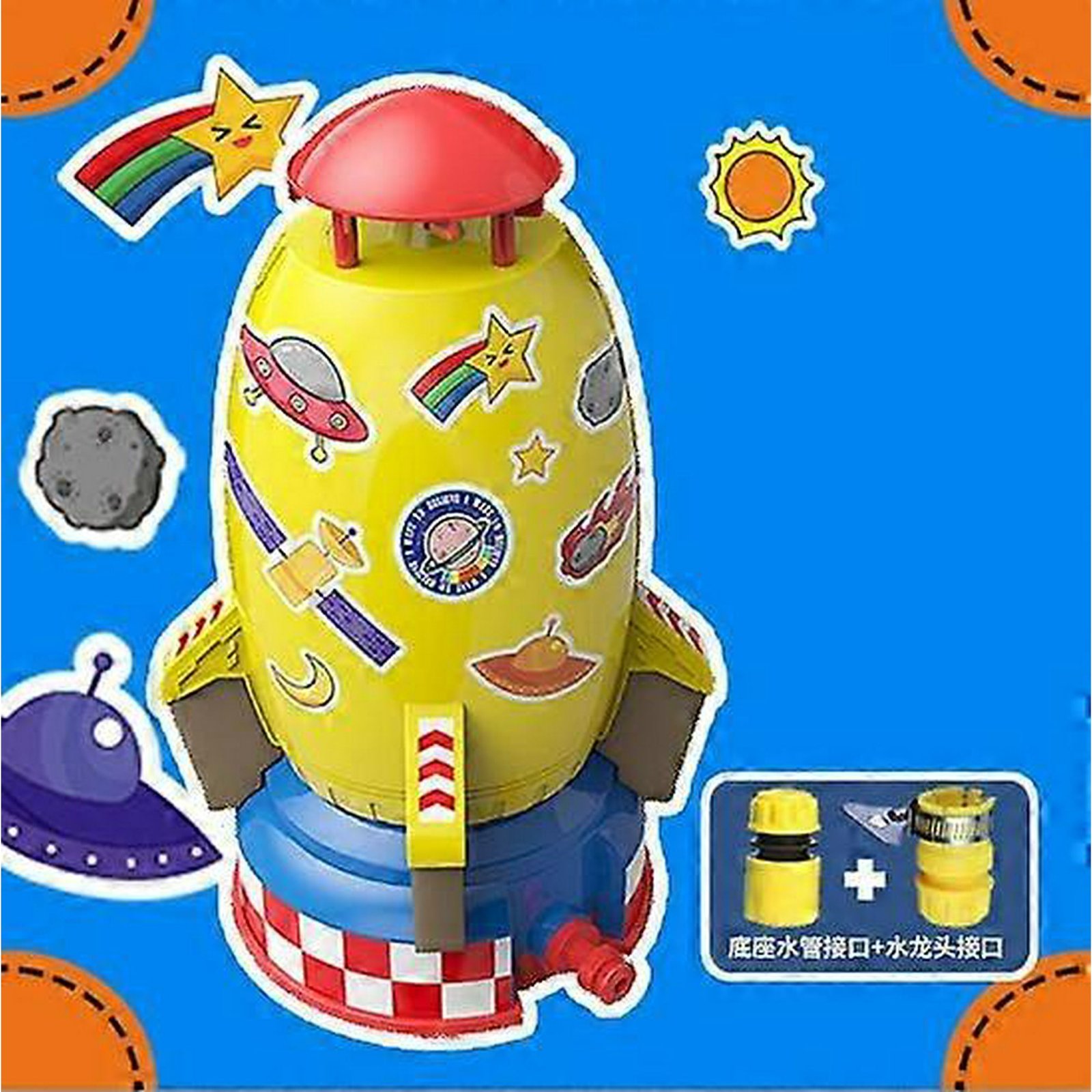 Outdoor Airplane Sprinkler Inflatable