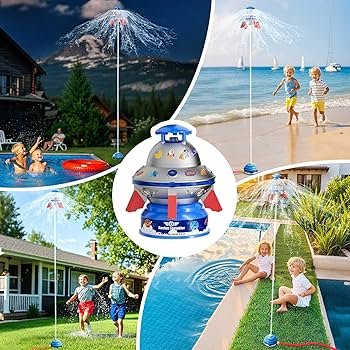 Outdoor Alien Inflatable Sprinkler Toy