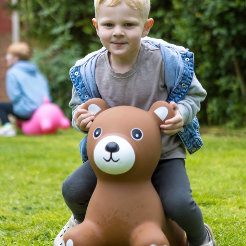 Outdoor Bear Inflatable Ride on Kids