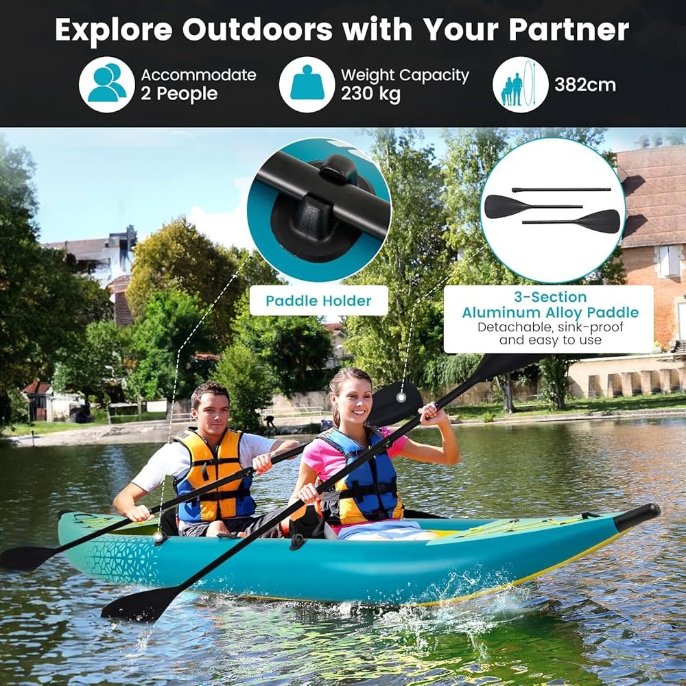 Outdoor Inflatable Kayak 2 Person