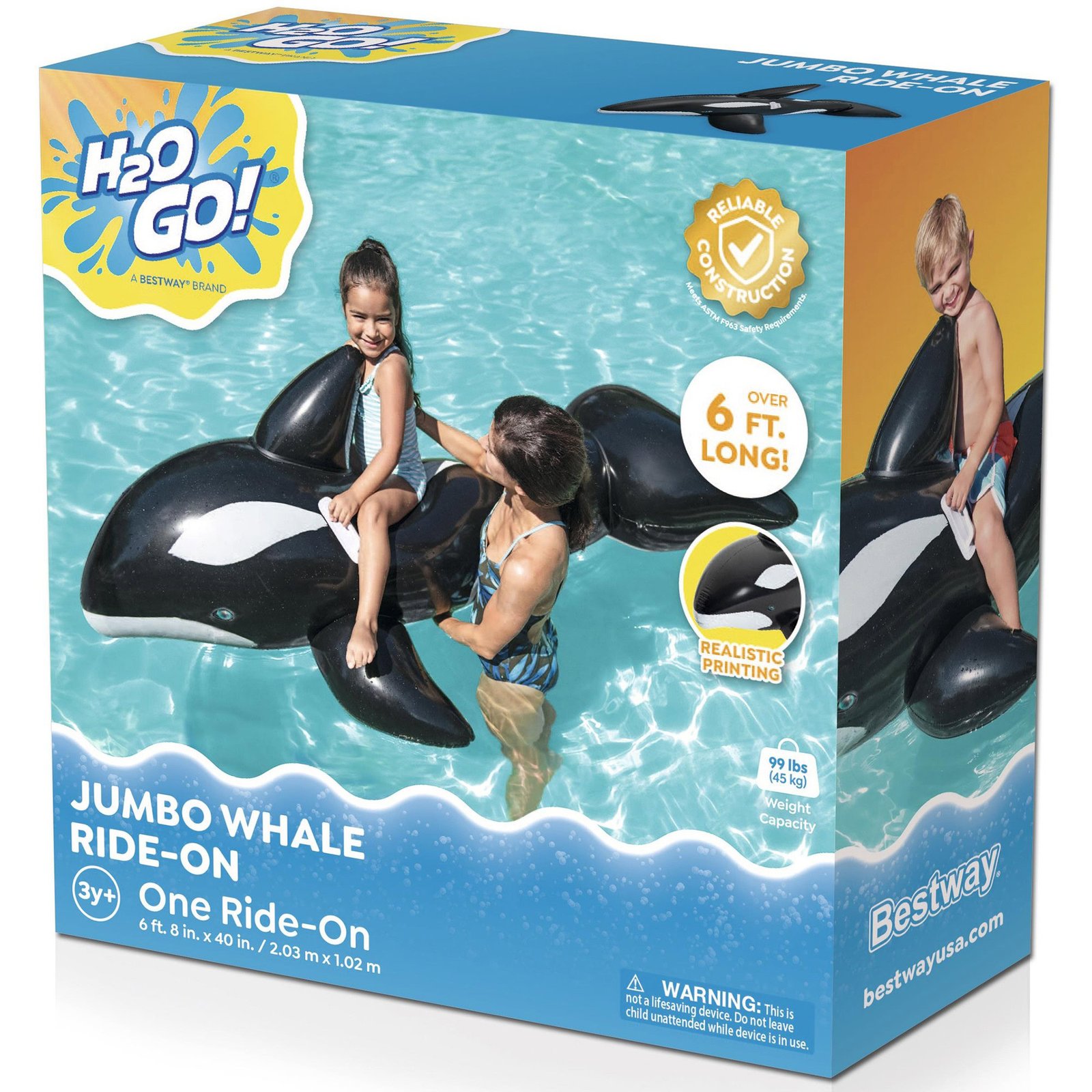 Outdoor Whale Inflatable Ride on
