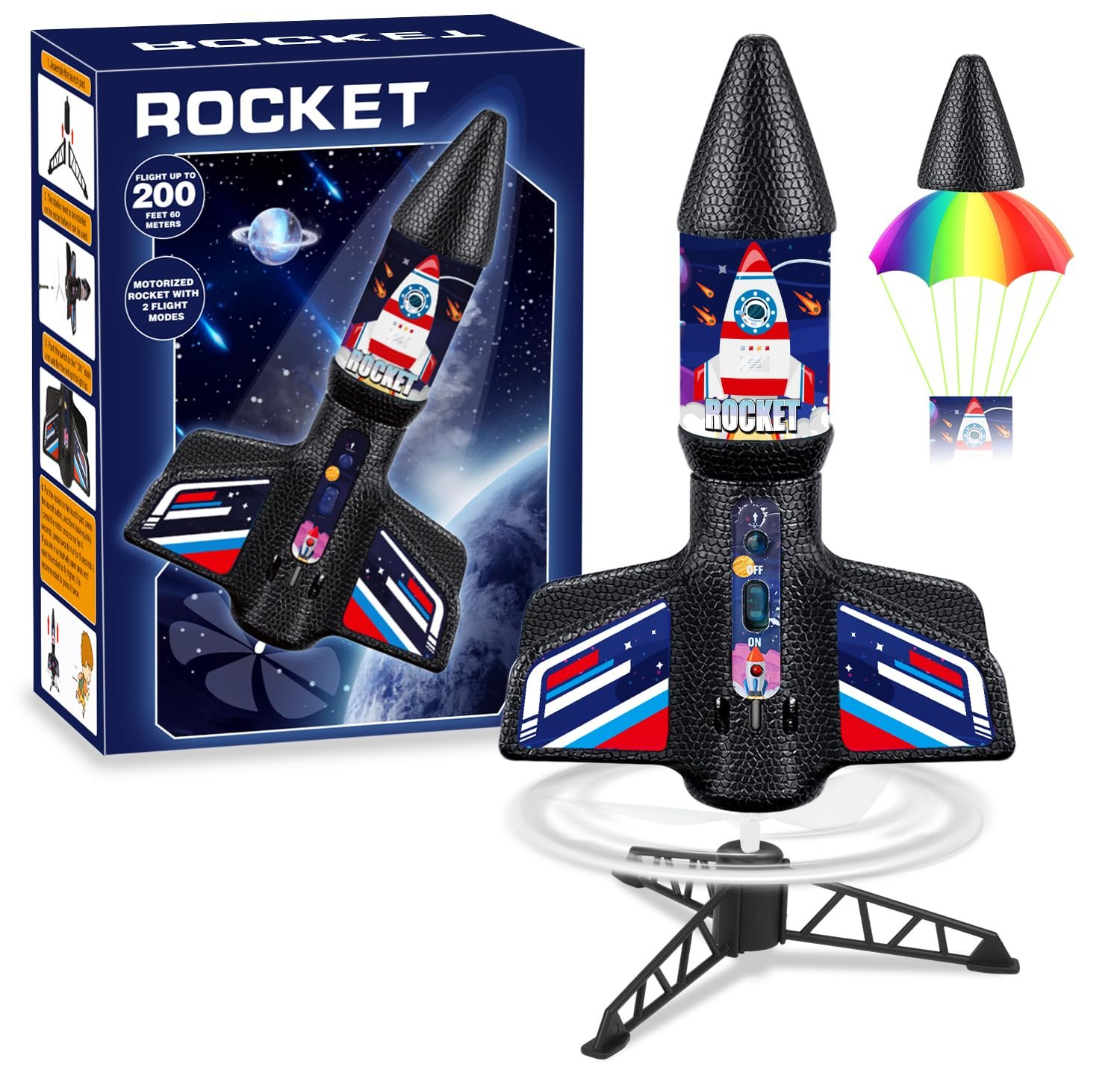 Parachute Rocket Toy for Kids