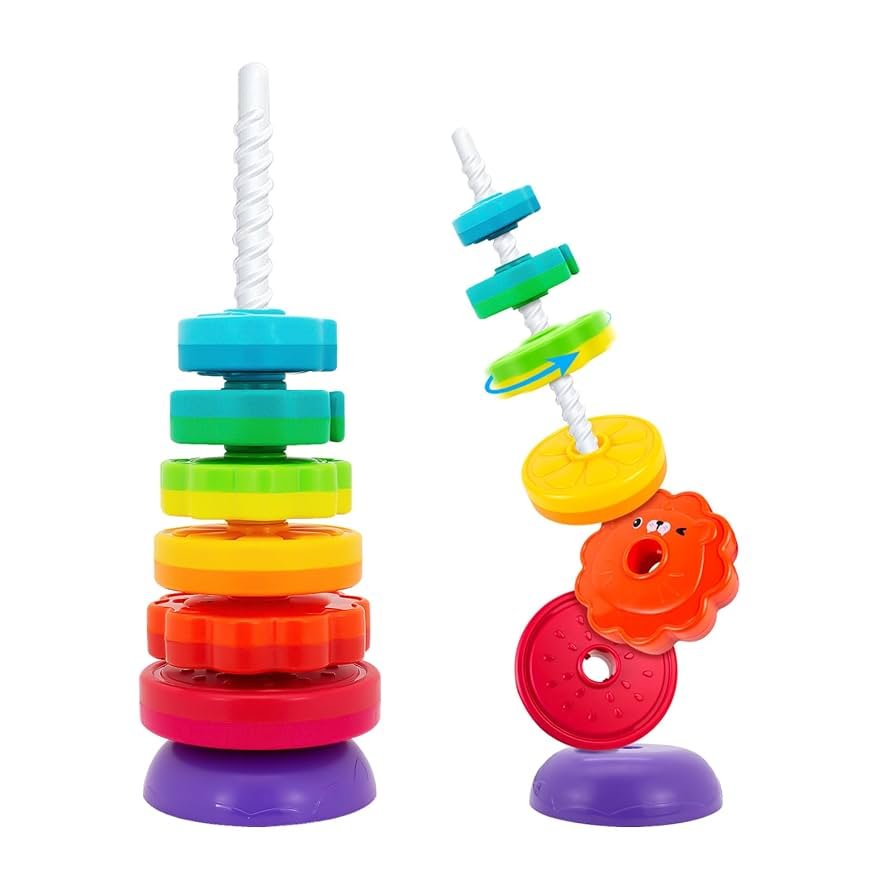 Rainbow Stacking Rings Toy