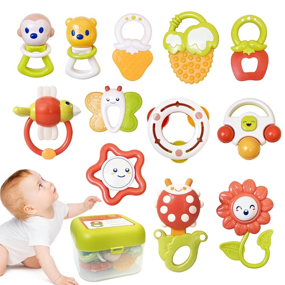 Rattle Toy Gift Set for Newborns