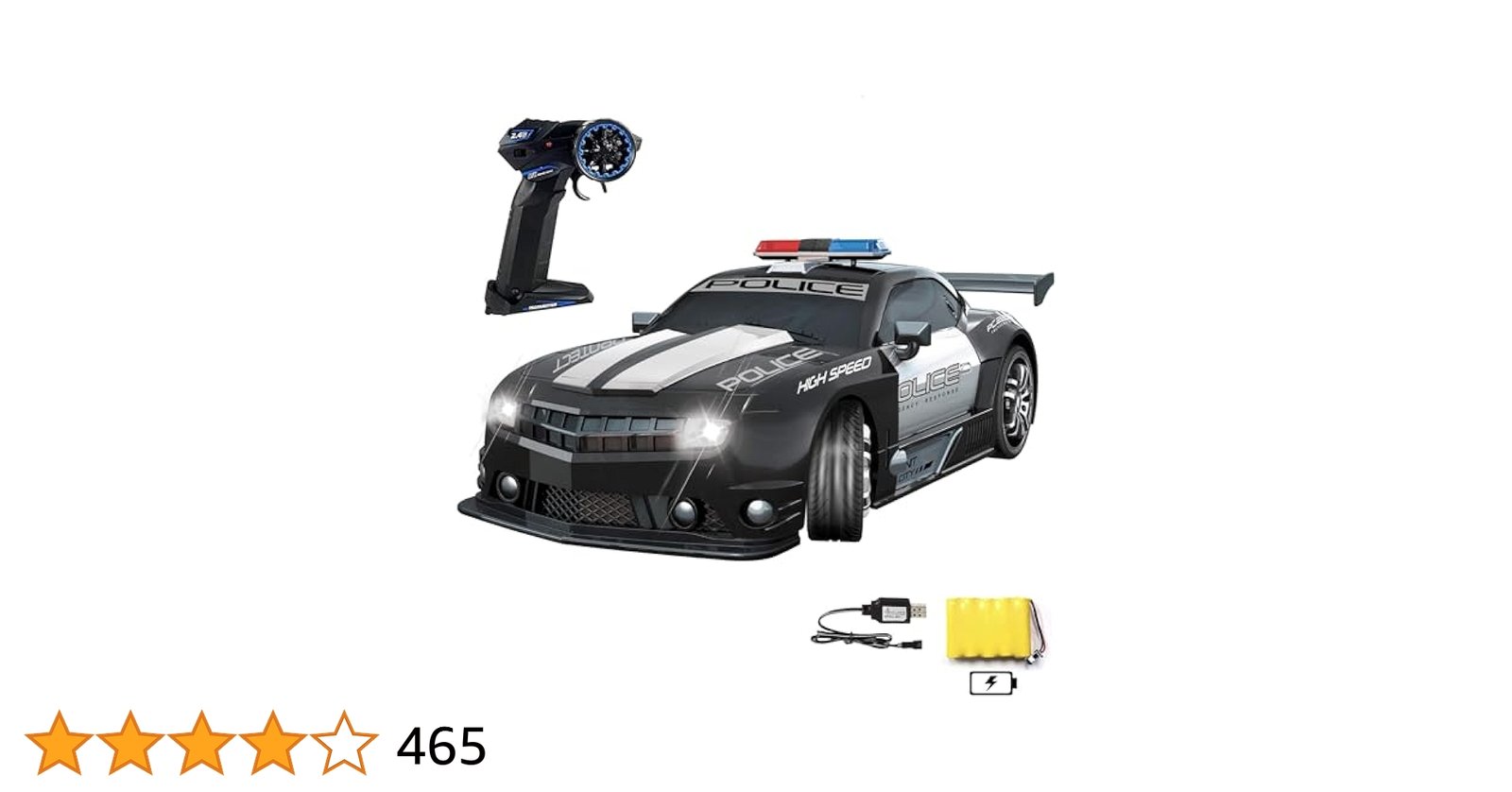 Rc Police Car With Lights