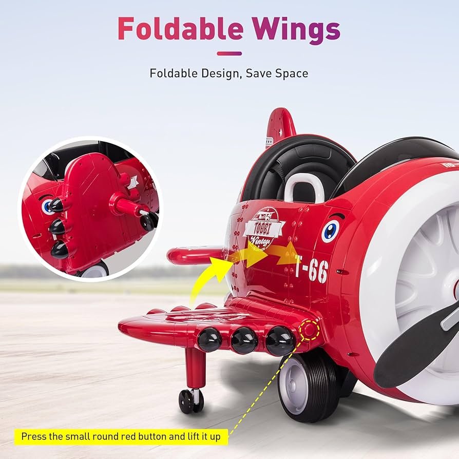 Ride on Airplane Toy for Kids