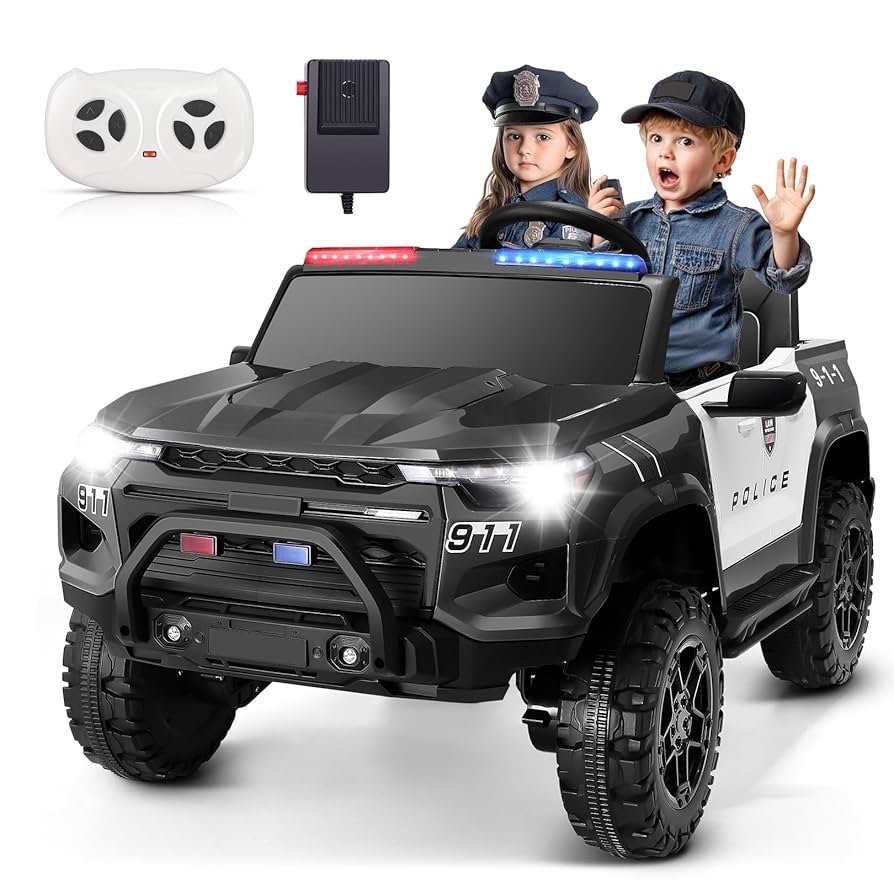 Ride on Police Car With Lights