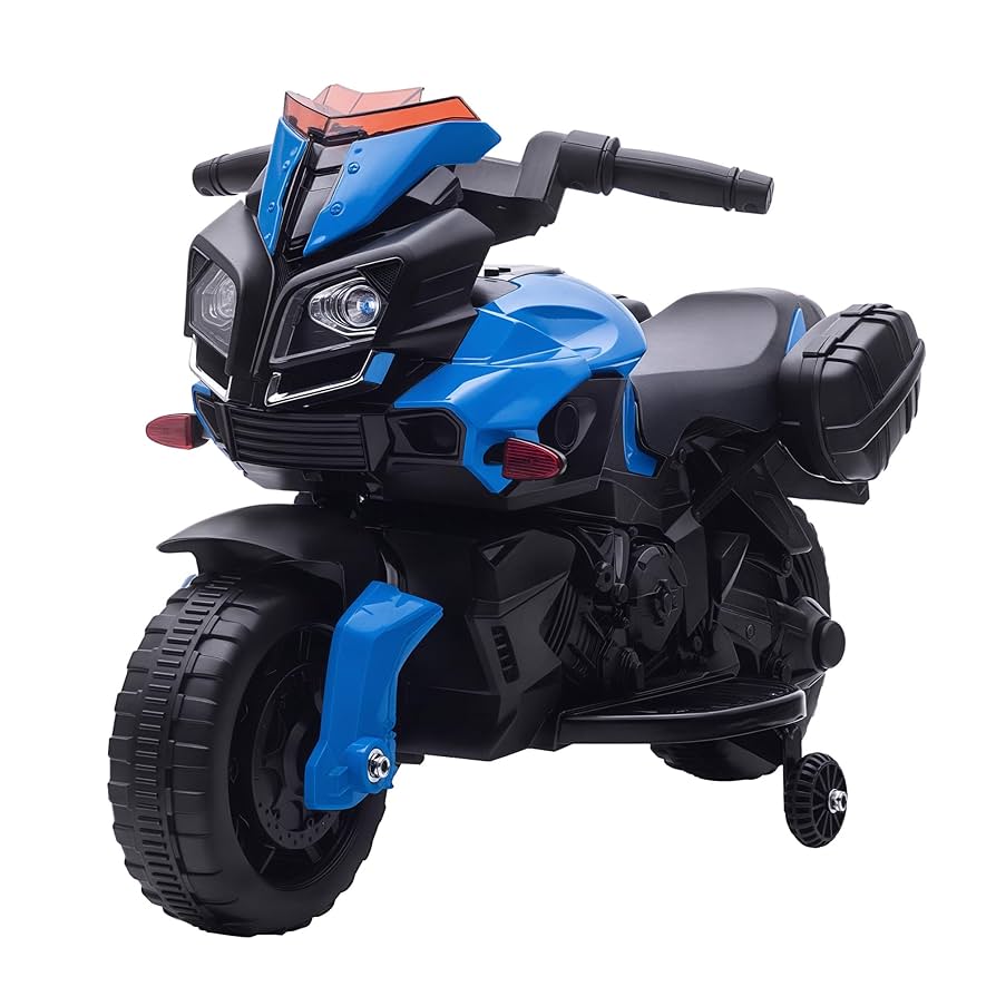 Ride on Toy Motorcycle With Training Wheels