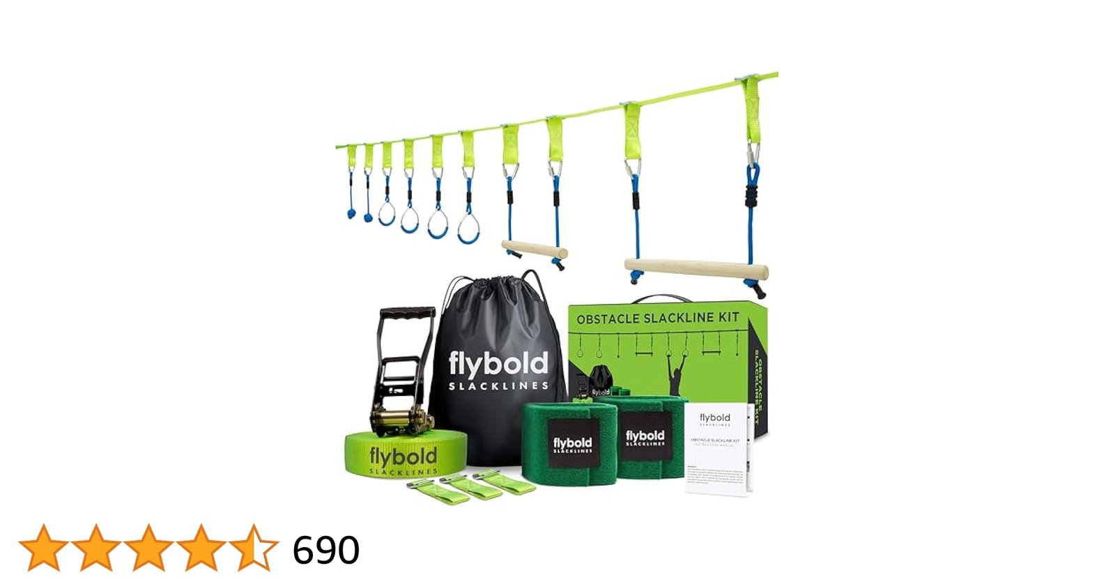 Slackline Trickline Kit for Teens