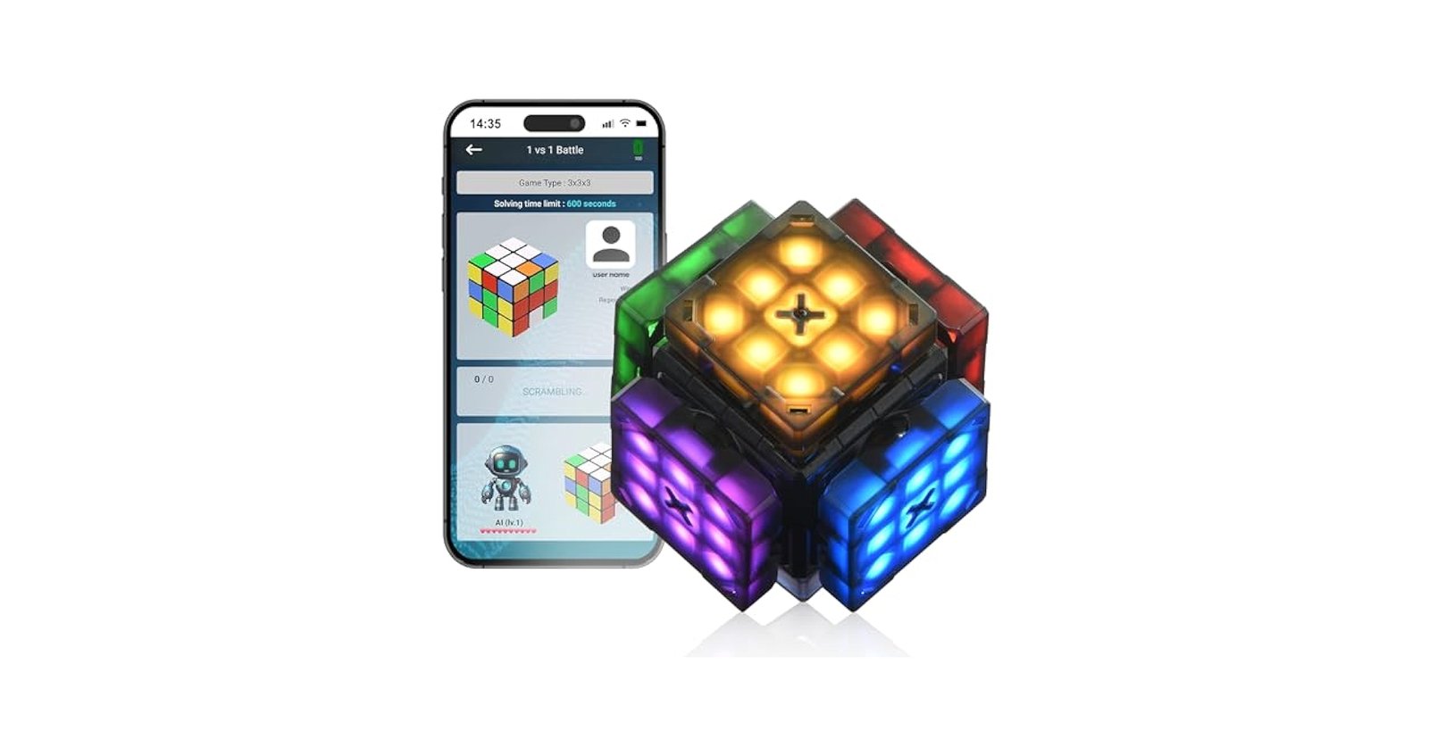 Smart Rubiks Cube Toy Electronic