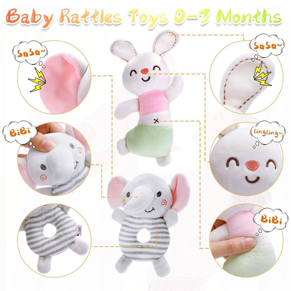 Soft Rattles for Newborns