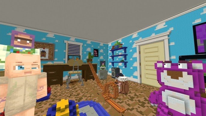 Toy Story Mashup in Minecraft