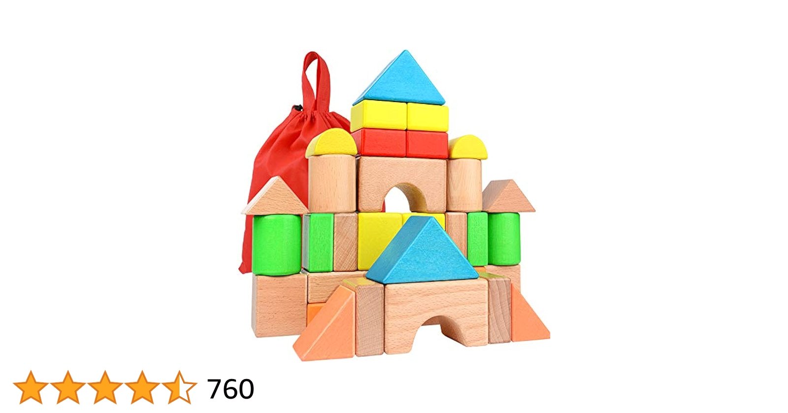 Wooden Toy Blocks for Toddlers