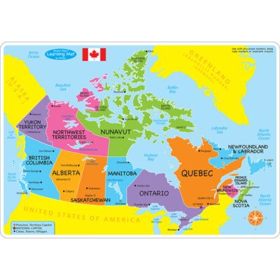 World Map Learning Mats