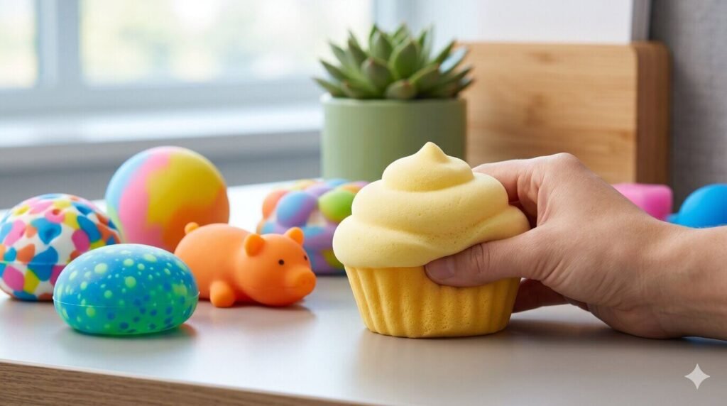 Squishy toys foam and gel