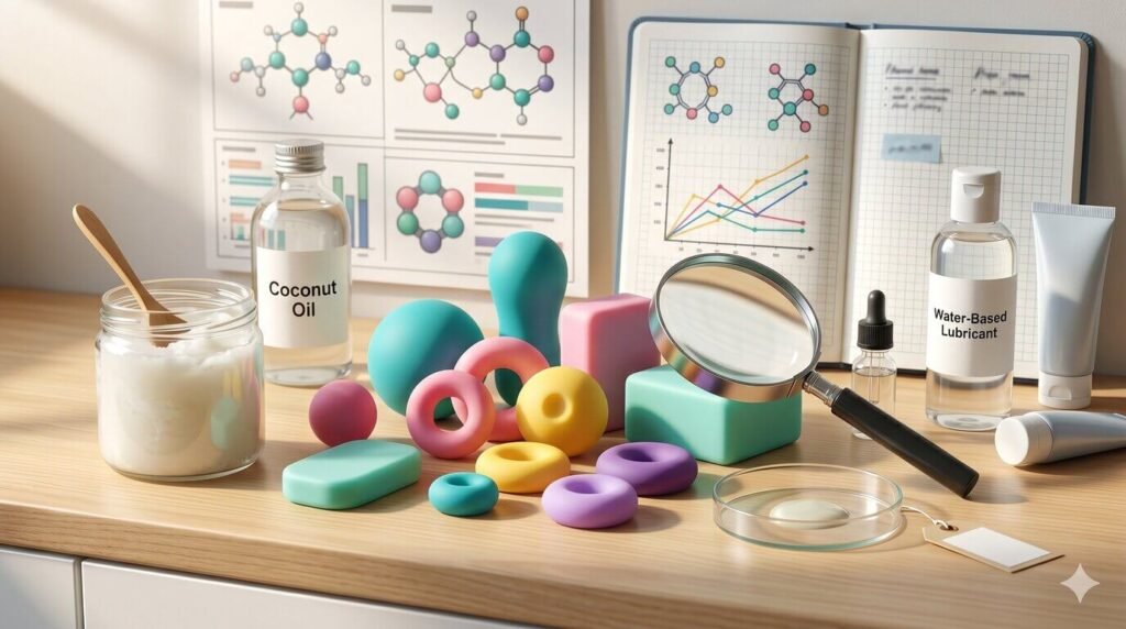 expert opinions to use coconut oil in silicone toys