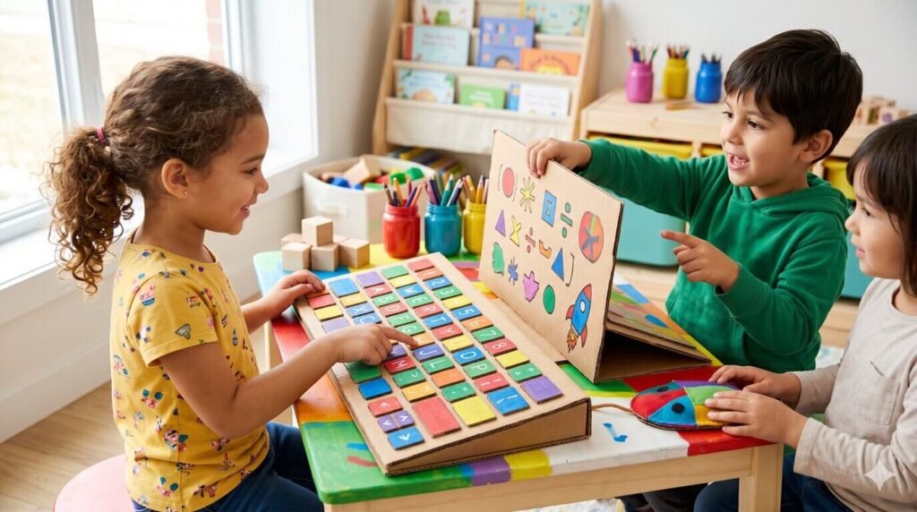 Computer Screen Role Play Diy Cardboard Toy Computer Keyboard: Creative Fun for Kids