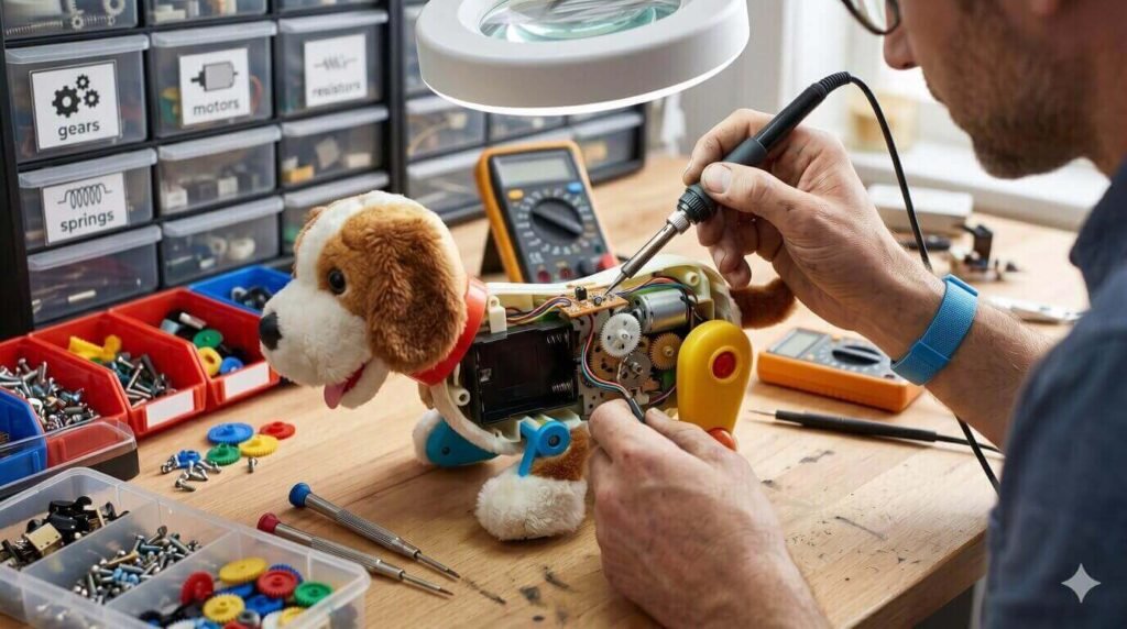 Professional Help for Fixing a walking puppy toy